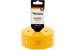 Коронка биметаллическая универсальная 111 мм; Kranz, KR-92-0246