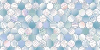 Плитка BOLLE рельеф микс 24,9х50 см 1,37 кв.м. 11 шт; Alma Ceramica, TWU09BOL016