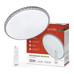 Светильник LED COMFORT MYSTERY настенно-потолочный 120Вт  500х85мм с ПДУ; IN HOME, 4690612035086