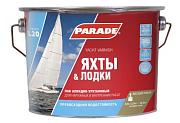 Лак яхтный PARADE L20 Яхты & Лодки матовый 2,5л; 0006111