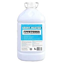 Грунтовка глубокого проникновения GRUNT MASTER 5 кг/пет.бутылка