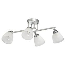 Люстра Тетро 4x60Вт E14 220В серый/белый; 673017304