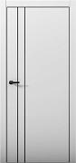 Полотно дверное AU Pd4 Манхэттен 700мм AL Black Edition