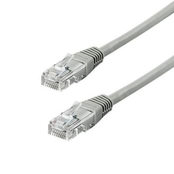 Пaтч-корд U/UTP CAT5E RJ45-RJ45 PVC серый 10 м; Rexant, 18-1009