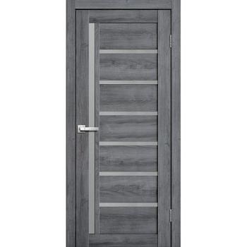 Полотно дверное Fly Doors 3D Микрофлекс L21 дуб стоунвуд матовое стекло 600мм; Сибирь Профиль
