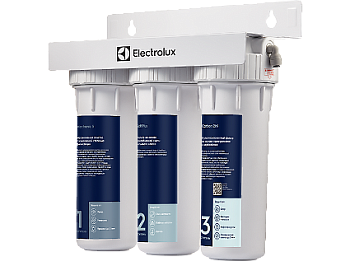 Фильтр магистральный система 3-х ступенчатой очистки для жесткой воды; Electrolux Carbon 2in1 Soften