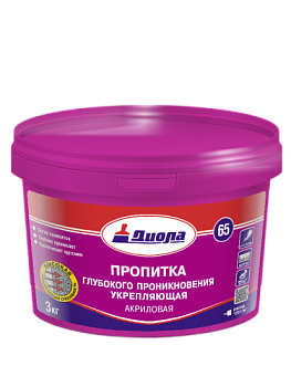 Грунтовка пропитка глубокого проникновения Диола-65 1 кг; Диола