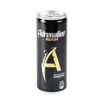 Напиток энергетический Adrenaline 0,25 л Rush ж/б