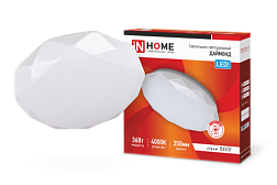 Светильник LED DECO ДАЙМОНД настенно-потолочный 36Вт  380х55мм; IN HOME, 4690612033716