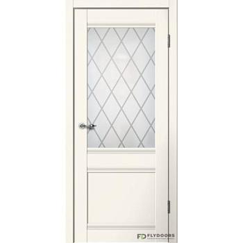 Полотно дверное Fly Doors CLASSIC С1 ваниль ПО 800мм; Сибирь Профиль