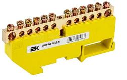 Шина нулевая N 6х9 8 контактов на DIN-изоляторе