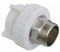 Муфта комбинированная d 40х1 1/4 нар под ключ PPR