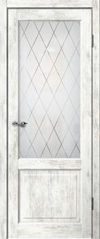 Полотно дверное Fly Doors CLASSIC С2 ель альпийская ПО 600мм; Сибирь Профиль