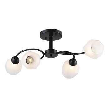 Люстра Gloria модерн 9089-304 4х40Вт Е14 черный; Rivoli, Б0052694