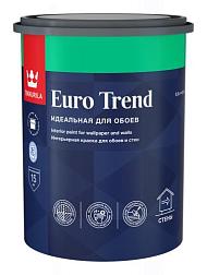 Краска В/Д для обоев и стен Euro Trend матовая С 0,9 л; TIKKURILA