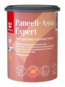 Лак для стен и потолков Paneeli-Assa полуматовый 0,9 л; TIKKURILA