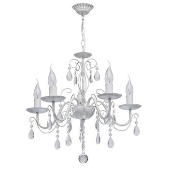 Люстра Аврора 5*60Вт E14 220В белый; MW-Light, 371010705