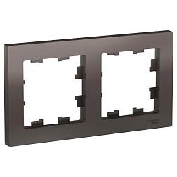 Рамка Atlas Design 2-постовая универсал мокко; Schneider Electric, ATN000602