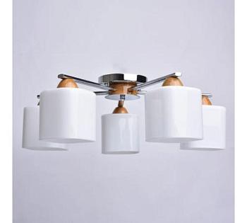 Люстра Николь 5*60Вт E27 220В белый; MW-Light, 364013605