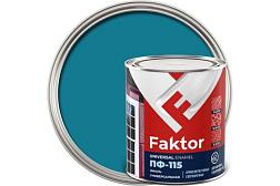 Эмаль ПФ-115 FAKTOR голубая 1,9 кг; Ярославские краски