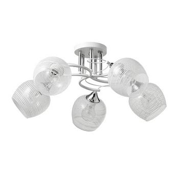 Люстра Альфа 5*60Вт E27 220В белый; MW-Light, 324014705