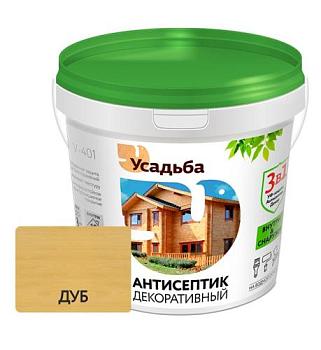 Антисептик на водной основе Усадьба-401 дуб 1кг; 96389, Диола