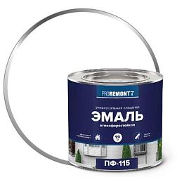 Эмаль ПФ-115 PROREMONTT белый глянец 1,9кг; 0006608