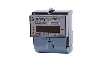 Счетчик электрический МЕРКУРИЙ 201.4 1ф 10-80А 1 класс точн.1 тариф ЖКИ Din-рейка 32418