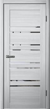 Полотно дверное Fly Doors La Stella эко-шпон 282 ясень пепельный зеркало 600мм; Сибирь Профиль