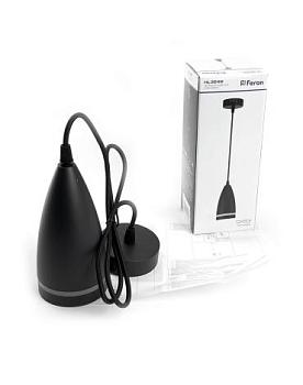 Подвес HL3648 1х15Вт GX53 230В черный d85*h160; Feron, 48092