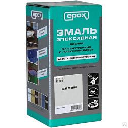 Эмаль двухкомпонентная EPOX, водная, ВДЭП Р 270 белый, 0,9 л; РАДУГА