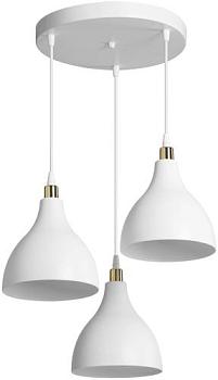 Подвес 3х60Вт Е27 белый/пластик Marjory TL1615H-03WH Topllight