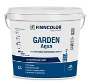 Эмаль акриловая GARDEN AQUA A п/мат 2,7л; FINNCOLOR