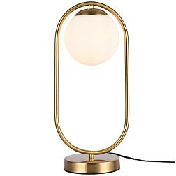 Светильник настольный Aleesha 1x40Вт Е27 мат.золото/белый Toplight; TL1228T-01GD