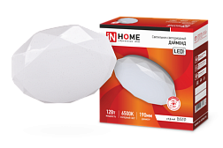 Светильник LED DECO ДАЙМОНД настенно-потолочный 12Вт 6500K 780Лм 210х55мм; IN HOME, 4690612033617