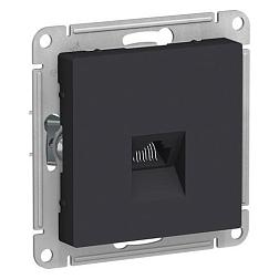 Розетка компьютерной ATLAS DESIGN RJ45 карбон Schneider Electric, ATN001083