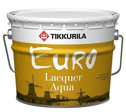 Лак Lacquer Aqua полуглянцевый 9 л; TIKKURILA