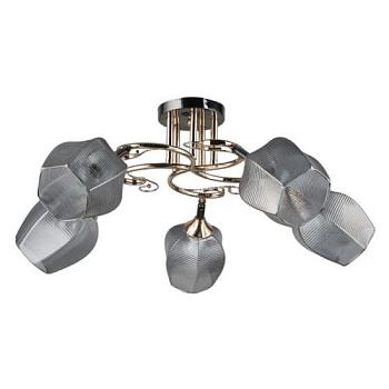 Люстра Акцент 5*40Вт E27 220В серый; MW-Light, 680012205