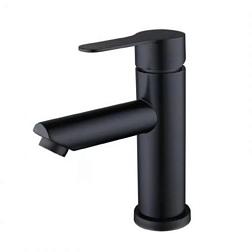 Смеситель для раковины CULTO FERRO BLACK черный; WB01FRB