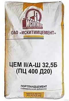 Цемент М400 Д20 25 кг Искитим