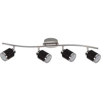 Спот Lorena 50Вт 4xGU10 чёрный хром TL1257Y-04BC Toplight