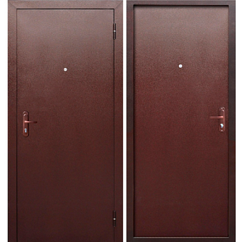 Дверь металлическая 5 см 860х2050мм R металл/металл