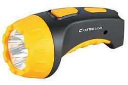 Фонарь ручной LED3804 аккум 4 LED; ULTRA FLASH