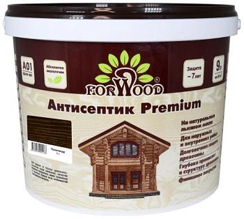 Антисептик на водной основе ВДПФ-1601 FORWOOD палисандр 9л; РАДУГА